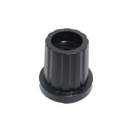 10 pcs : 450-AA192 - Knobs & Dials BLACK 19mm T18 SHAFT