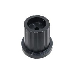 10 pcs : 450-AA190 - Knobs & Dials BLK 19mm 6.4 D-SHAFT