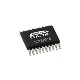 10 pcs : R5F12068MSP30 - 16-bit Microcontrollers - MCU 16BIT MCU RL78/G15 8K 20LSSOP -40/+125C