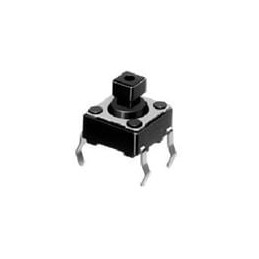10 pcs : SKHHCWA010 - Tactile Switches 6X6 100gF 7.3mm HGHT