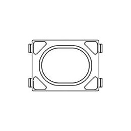 10 pcs : SKRPANE010 - Tactile Switches 500mOhm 1.57N 16VDC 4.2X3.2X2.5MM 50mA