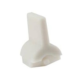 10 pcs : AT4151B - Switch Fixings .450' WIDE WHITE PAD CAP FOR M & M2T