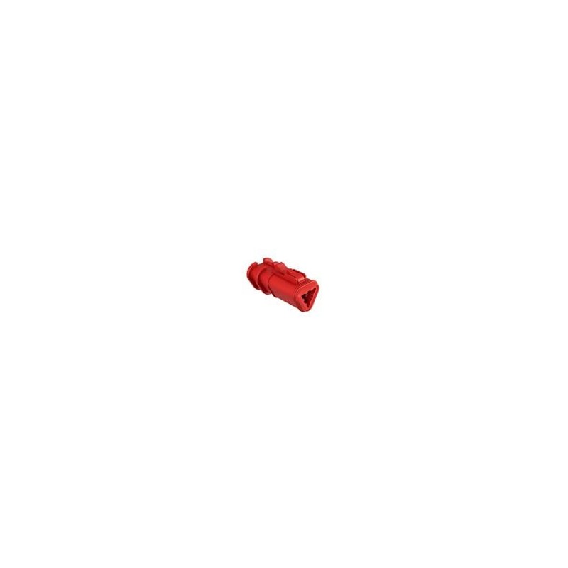 10 pcs : AT06-3S-OMRED - Automotive Connectors 3 Pin Overmold Plug Socket, RED
