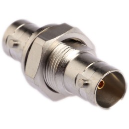 1 pcs - Neutrik Straight 75Ω Adapter BNC Socket to BNC Socket