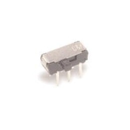 10 pcs : JS202011AQN - Slide Switches DPDT THRU HOLE .3A R/A