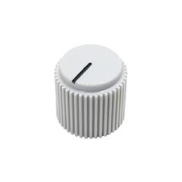 10 pcs : 450-AE185 - Knobs & Dials RIBBED .71' DT18 GY