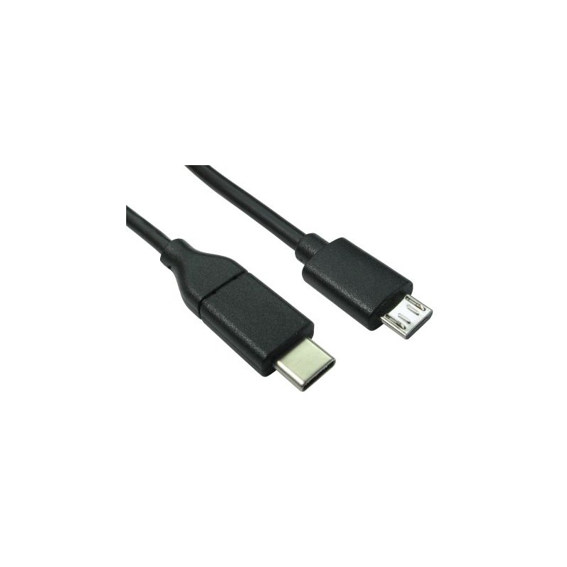 1 pcs - RS PRO USB 2.0 Cable, Male USB C to Male Micro USB B Cable, 3m