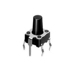 10 pcs : SKHHPJA010 - Tactile Switches 6.0x6.0x4.3mm 100gf
