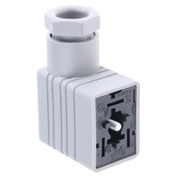 1 pcs - Hirschmann GM 2P+E DIN 43650 B, Female Solenoid Valve Connector, 250 V ac/dc Voltage