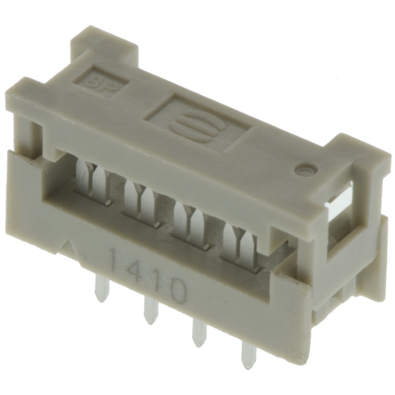 1 pcs - Harting 8-Way IDC Connector Plug for Cable Mount, 2-Row