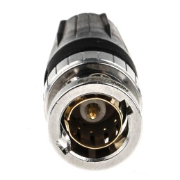 1 pcs - Neutrik Rear Twist NBNC Series, Plug Cable Mount BNC Connector, 75Ω, Crimp Termination, Straight Body