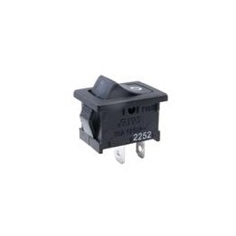 10 pcs : RA11131121 - Rocker Switches 10A 125VAC 4.8mm Tab Off-On