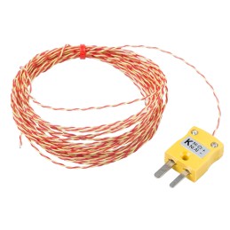 1 pcs - RS PRO Type K Thermocouple 5m Length, 1/0.2mm Diameter - +250°C