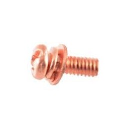 10 pcs : 93607-0036 - Heavy Duty Power Connectors SCREW M4x10 COPPER PLATED 5121.4029.X
