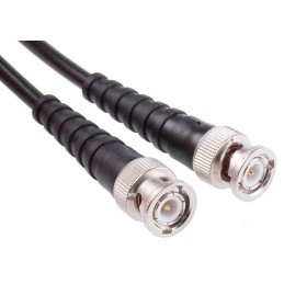 1 pcs - Telegartner Male BNC to Male BNC Coaxial Cable, 2m, RG58C/U Coaxial, Terminated