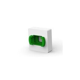 10 pcs : 2311403-1 - Switch Bezels / Switch Caps CAP, SQUARE, GREEN