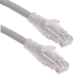 1 pcs - RS PRO Cat6 Male RJ45 to Male RJ45 Ethernet Cable, U/UTP, Grey PVC Sheath, 2m
