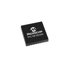 10 pcs : PIC18F25Q24-E/STX - 8-bit Microcontrollers - MCU 32KB Flash, 2KB RAM, 512bytes EEPROM, MVIO, 10b ADC2, 8b DAC, ACP, Com