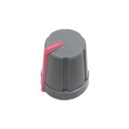 10 pcs : 450-4661 - Knobs & Dials SOFT TCH D SH GY/RD