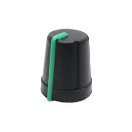 10 pcs : 450-4C618 - Knobs & Dials SOFT TCH SH BK/GR T18