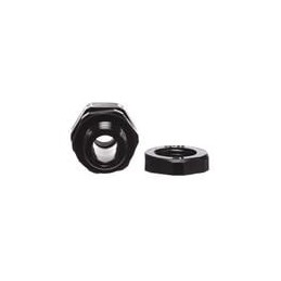 10 pcs : M3210 - Cable Glands, Strain Reliefs & Cord Grips LTCG PG-9 BLACK With 3167 NUT