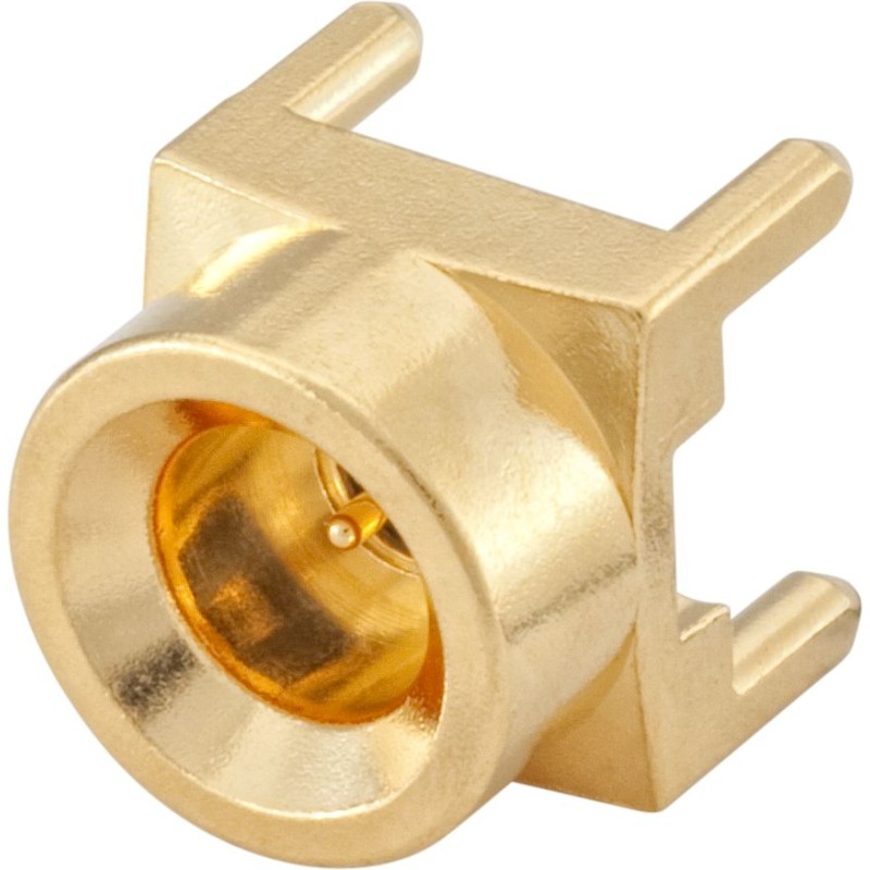 1 pcs - Rosenberger SMP Series, Plug Through Hole SMP Connector, 50Ω, Solder Termination, Straight Body