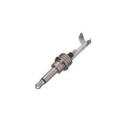 10 pcs : NYS226B - Phone Connectors 3.5MM MONO PLUG BLACK/SILVER REAN