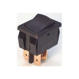 10 pcs : GRS-4021B-0000 - Rocker Switches DPST BLK OFF-MOM