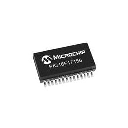10 pcs : PIC16F17156-I/SS - 8-bit Microcontrollers - MCU 28KB Flash, 2KB RAM, 128B EEPROM, 12b Diff. ADCC, 1xOP-AMP, 2x16-bit du