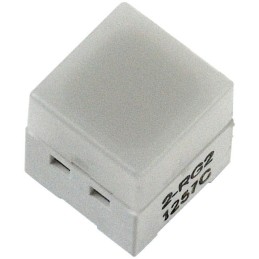 1 pcs - IP00 White Cap Tactile Switch, SPST 50 mA @ 24 V dc