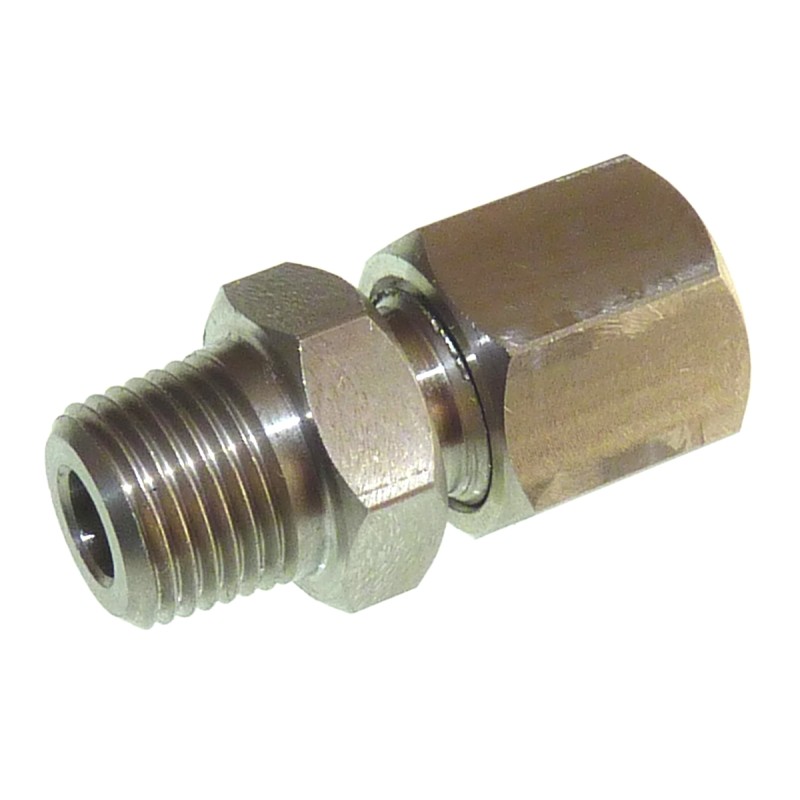 1 pcs - RS PRO In-Line Thermocouple Compression Fitting for Use with Thermocouple, 1/8 BSPT, 1/8in Probe, RoHS Compliant