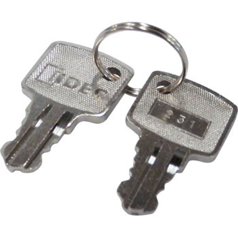 1 pcs - Replacement key for HW Series