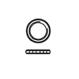 10 pcs : 796901201 - Switch Fixings HDWR NUT KNURL 1/4'-40 .062'NKL