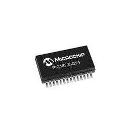 10 pcs : PIC18F26Q24-I/SS - 8-bit Microcontrollers - MCU 64KB Flash, 4KB RAM, 512bytes EEPROM, MVIO, 10b ADC2, 8b DAC, ACP, Comp