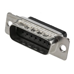 1 pcs - Amphenol ICC 8656 15 Way Cable Mount D-sub Connector Plug, 2.74mm Pitch