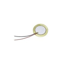 10 pcs : CPT-2065-L100 - Piezo Buzzers & Audio Indicators buzzer, 20 mm round, 0.42 mm deep, P, 6.5 kHz, 30 V, 100mm wire leads,