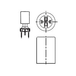 10 pcs : 454D02000 - Switch Bezels / Switch Caps Blk Switch cap for PHS Series