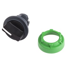 1 pcs - Schneider Electric Harmony XB5 Series 2 Position Selector Switch Head, 30mm Cutout, Black Handle