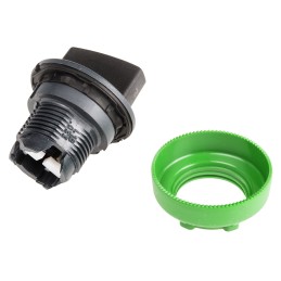 1 pcs - Schneider Electric Harmony XB5 Series 2 Position Selector Switch Head, 30mm Cutout, Black Handle