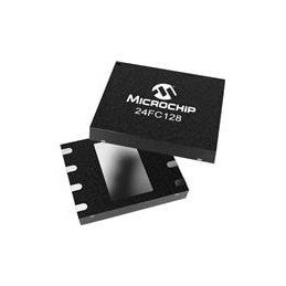 10 pcs : 24FC128-I/MF - EEPROM 16kx8 - 2.5V HI-Spd