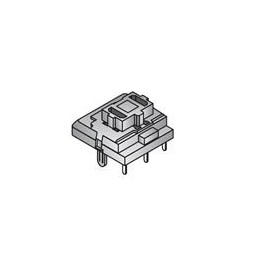 10 pcs : ML1A-11JW - Pushbutton Switches Ultra-Low Profile Mech. Keyswitch, Linear FeelFixation Pins for PCB MountingJumper (for