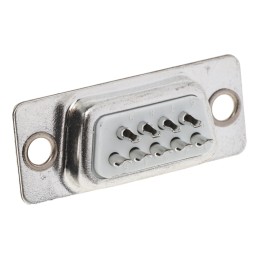 1 pcs - Wurth Elektronik 618 9 Way Cable Mount D-sub Connector Socket, 2.77mm Pitch