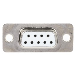 1 pcs - Wurth Elektronik 618 9 Way Cable Mount D-sub Connector Socket, 2.77mm Pitch