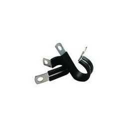 10 pcs : SPN-20 - Cable Mounting & Accessories Clamp,Rbbr Cov Steel,Blk,1-1/4 inHold, Clamp,Rbbr Cov Steel,Black