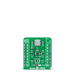 1 pcs - MikroElektronika Accel 17 Click Accelerometer Add On Board for MXC62320MP mikroBUS socket