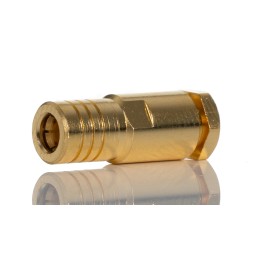 1 pcs - RS PRO, jack Cable Mount SMB Connector, 50Ω, Clamp Termination, Straight Body