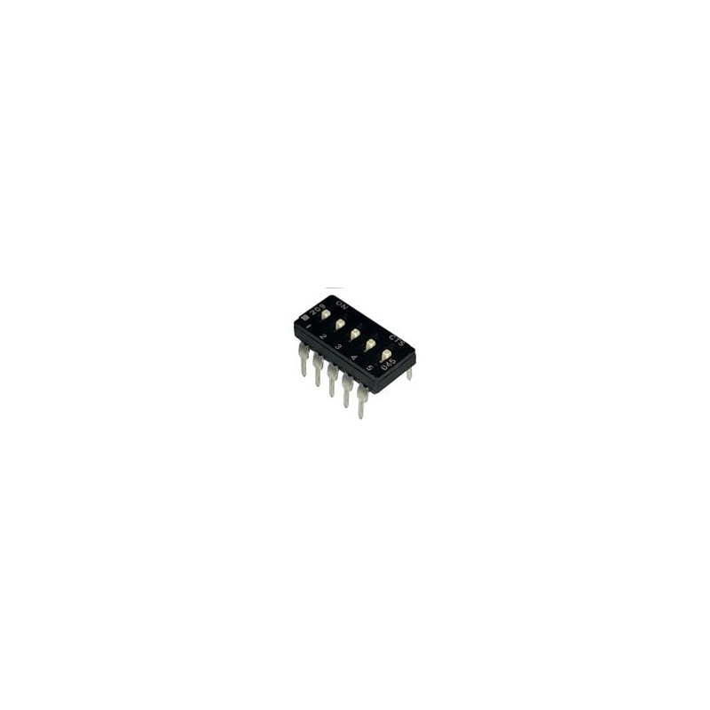 10 pcs : 209-5MS - DIP Switches/SIP Switches SPST 5 switch sections