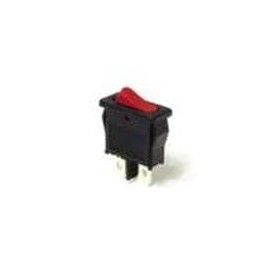10 pcs : RD15131121 - Rocker Switches 10A 125VAC Solder Off-On Black/Black