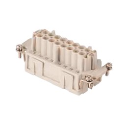 1 pcs - Molex Heavy Duty Power Connector Module, 16A, Female, 93601 Series, 10 Contacts