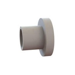 10 pcs : 12SWS0222 - Washers Shoulder Washer, .115 ID, .235 OD, .145 Shank OD, Natural, Nylon, .125 Shank Lg, .047 Thk